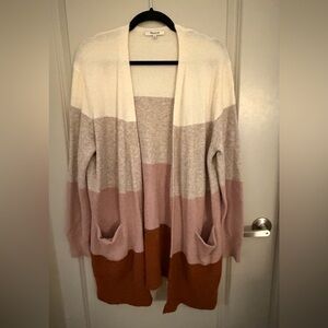 Madewell Multicolor Striped Cardigan | Size Medium